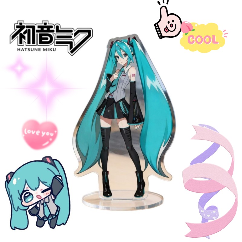 Anime Cosplay Manga - Hatsune Miku 10 cm Akrilik Standı
