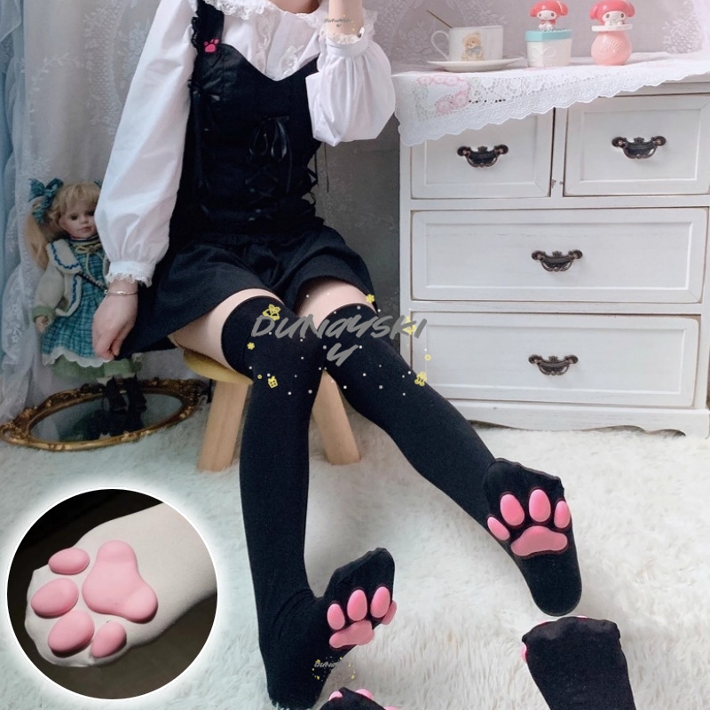 Cosplay Anime Basic - Kadın Pati Çorapları Uzun Diz Üstü