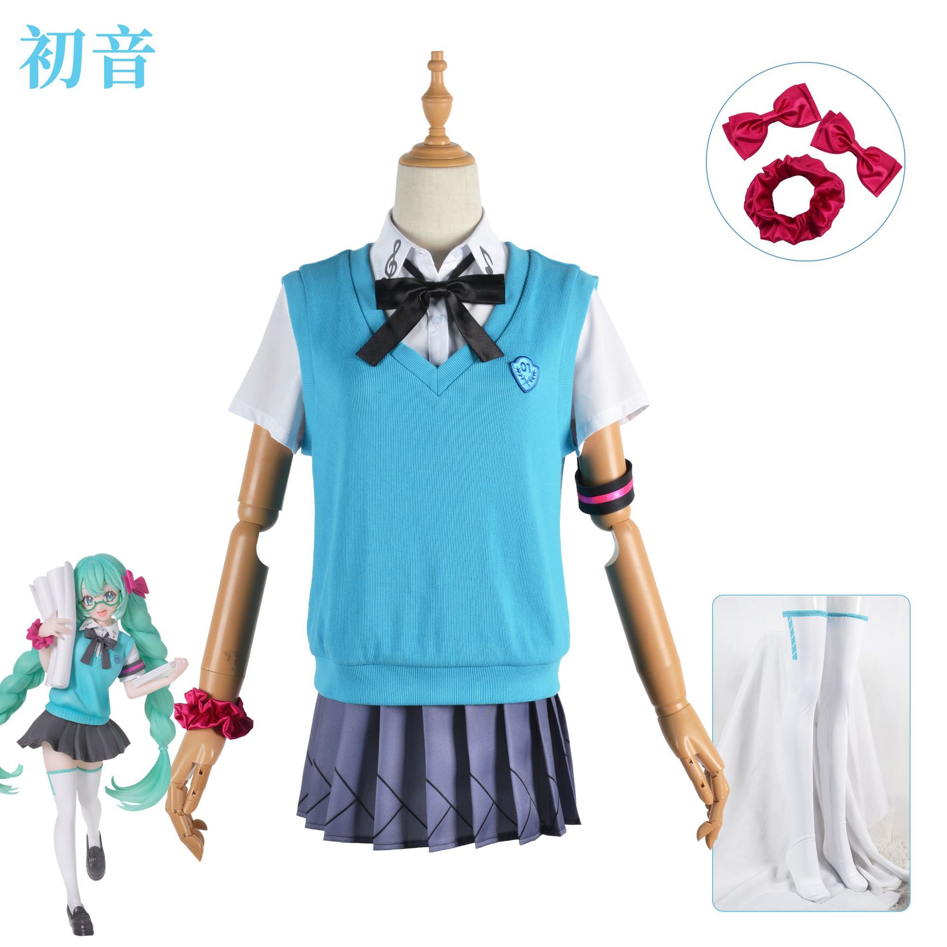 Anime Cosplay Miku - Miku Hatsune'nin 16. Yıldönümü için Sanal