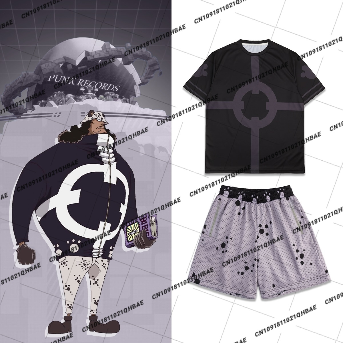 Anime Cosplay Costumes - Yeni Egghead Adası Bartholemew Kuma Anime