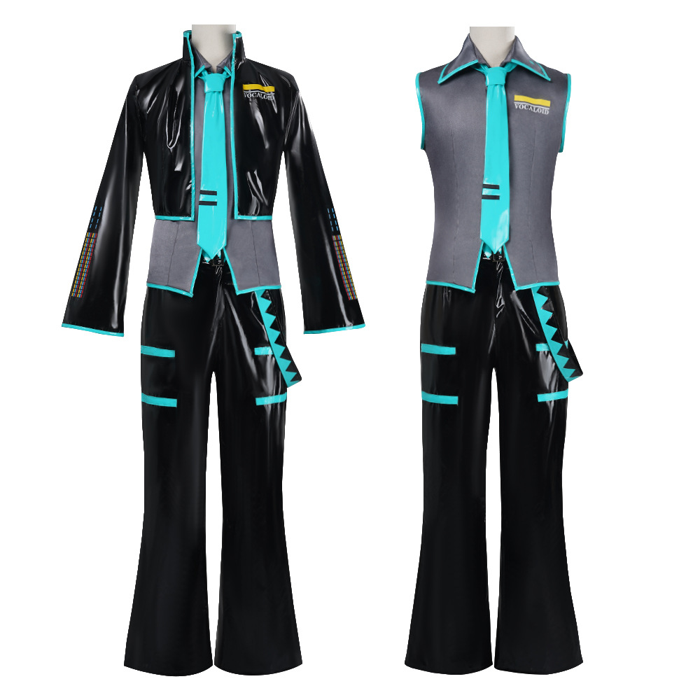 Anime Cosplay Miku - Anime Mikuo Erkek Versiyonu Cosplay Kostümü