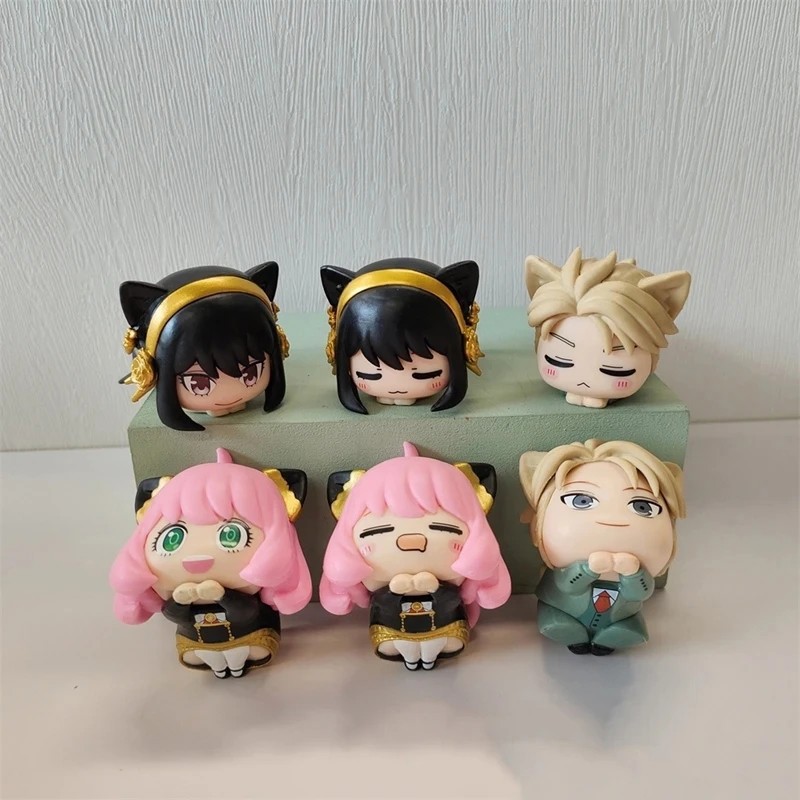 Anime Cosplay Yor Forger - 6 adet/1 takım 6CM casus aile