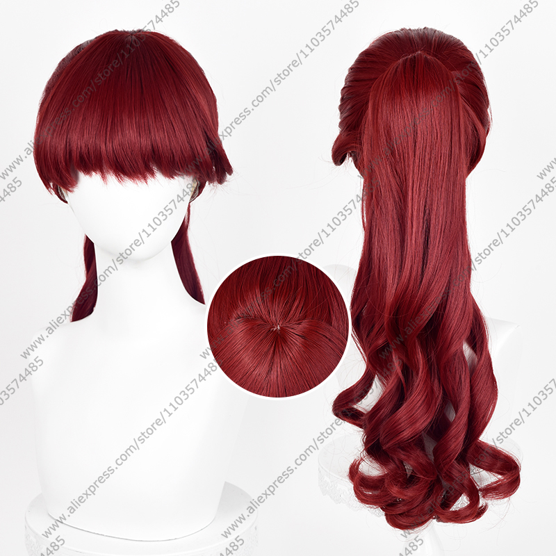 Anime Cosplay Red Hair - Anime Kasumi Yoshizawa Cosplay Peruk 56