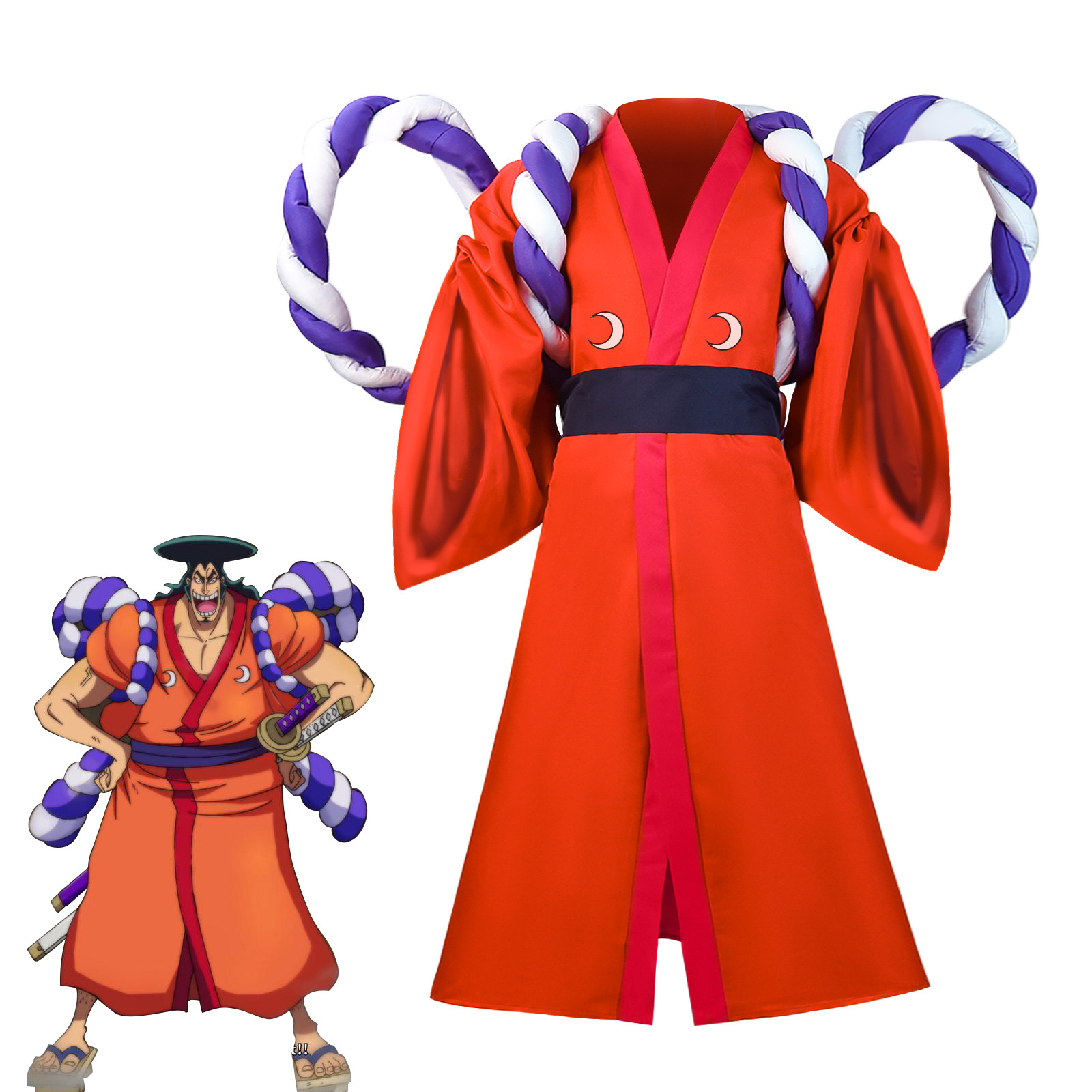 Wano Country Kozuki Oden Cospl - Anime Cosplay Kimono incelemesi ve fiyatı
