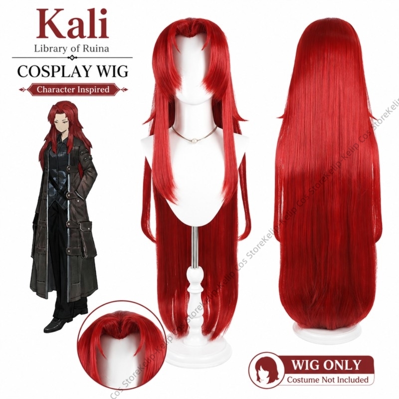 Library of Ruina Kali Cosplay  - Anime Cosplay Red Hair incelemesi ve fiyatı