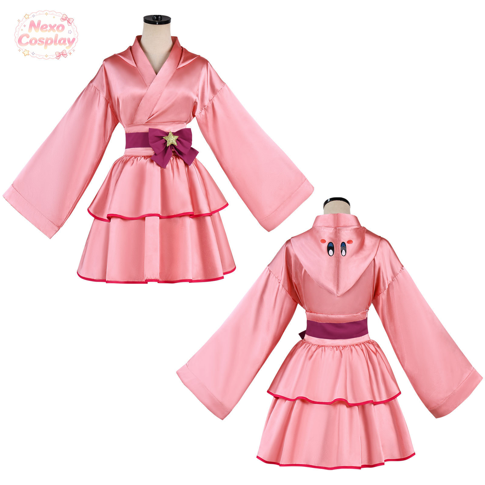 Pembe top Cosplay Kostümü Pemb - Anime Cosplay Kimono incelemesi ve fiyatı