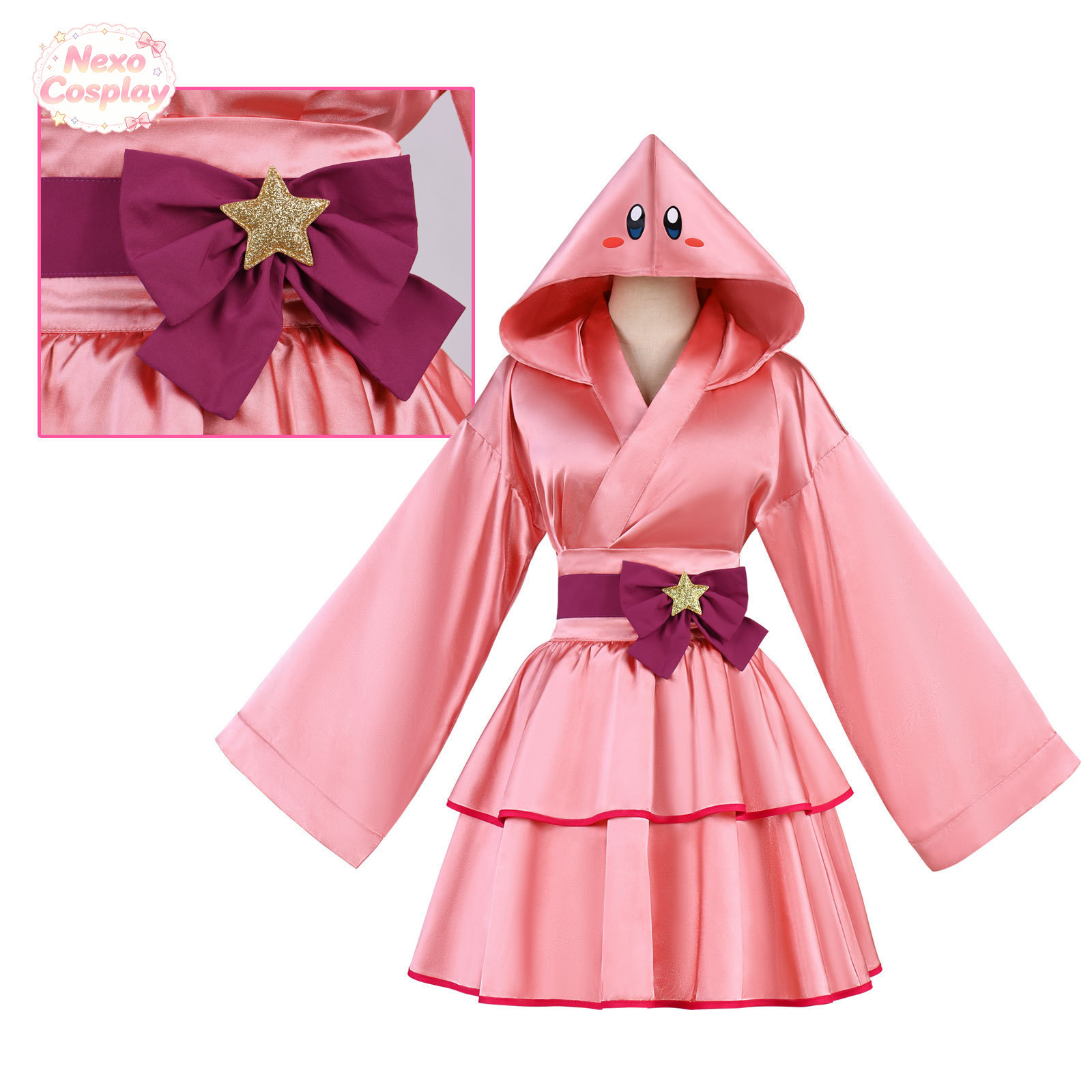 Pembe top Cosplay Kostümü Pemb - Anime Cosplay Kimono incelemesi ve fiyatı