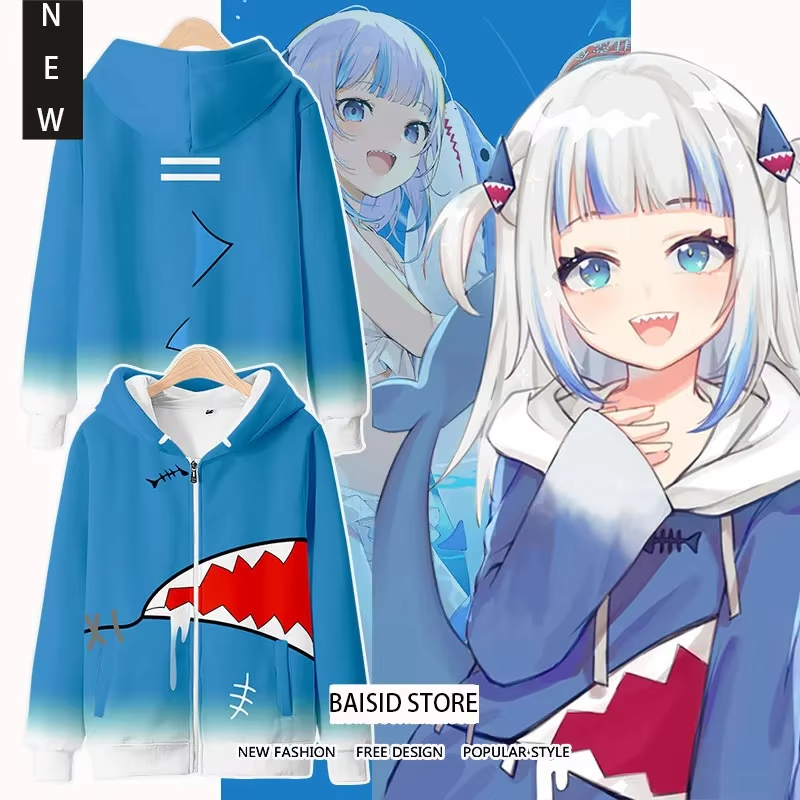 Anime Gawr Gura cosplay 3D bas - Cosplay Anime Basic incelemesi ve fiyatı