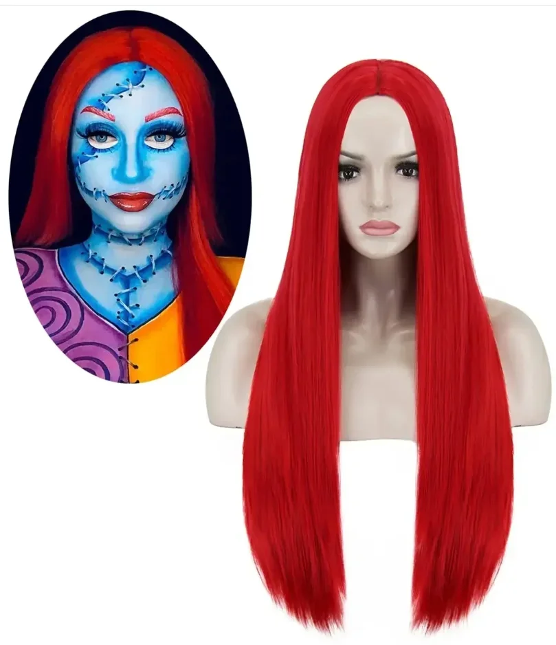 Kırmızı Sally Peruk Anime Sall - Anime Cosplay Red Hair incelemesi ve fiyatı