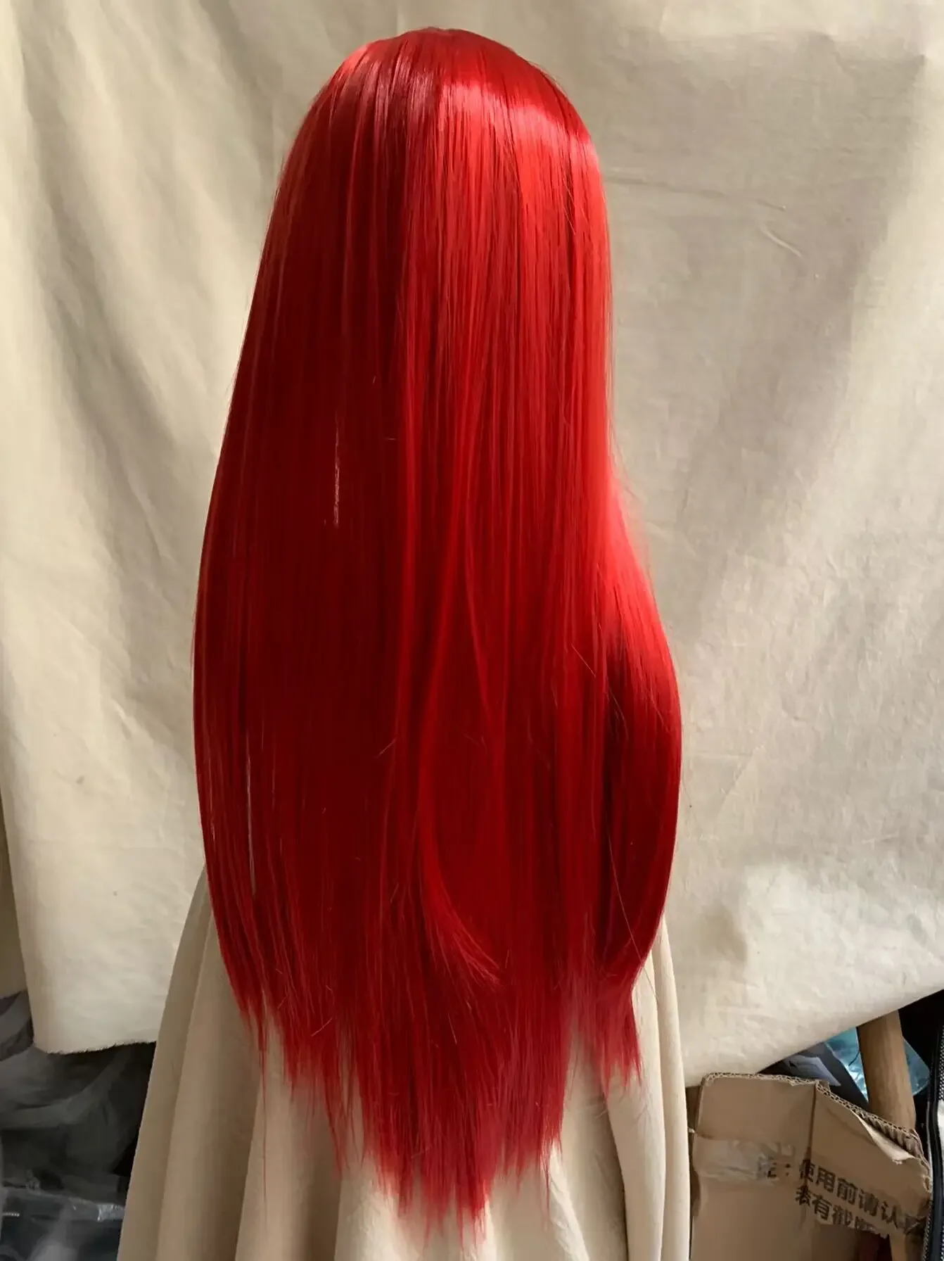 Kırmızı Sally Peruk Anime Sall - Anime Cosplay Red Hair incelemesi ve fiyatı