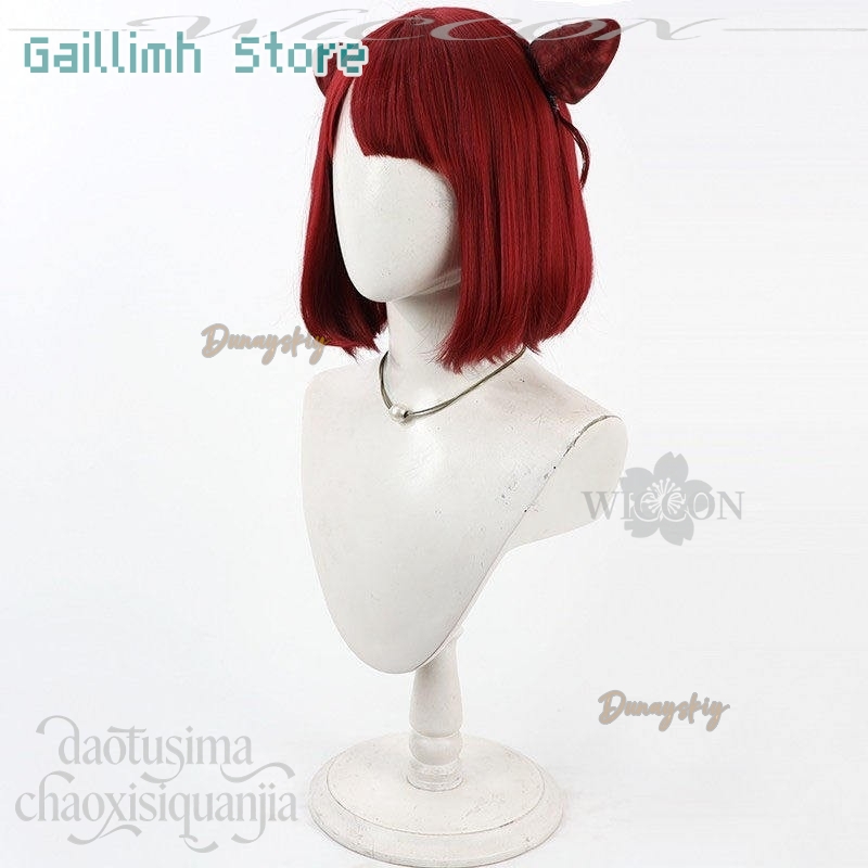 Anime My Deer Friend Nokotan C - Anime Cosplay Red Hair incelemesi ve fiyatı