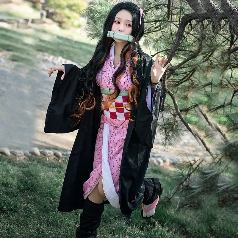 Kamado Nezuko Anime Cosplay ko - Demon Slayer Haori incelemesi ve fiyatı