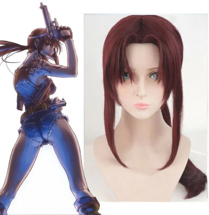 Yeni siyah lagün Rebecca Revy  - Anime Cosplay Red Hair incelemesi ve fiyatı