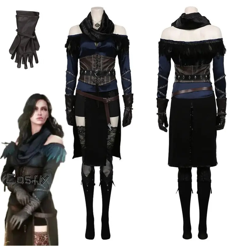 Yennefer Cosplay Fantasia Kost - Anime Cosplay Girlfriend incelemesi ve fiyatı