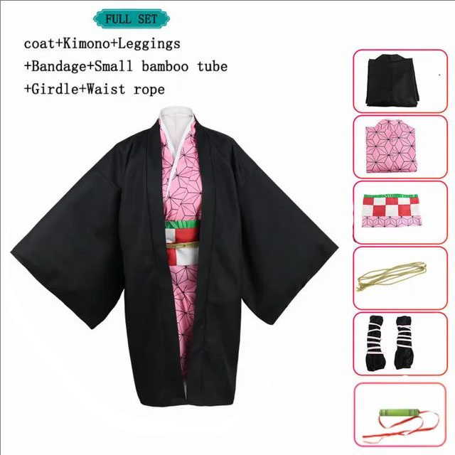 Anime Nezuko Cosplay Kamado Ne - Demon Slayer Haori incelemesi ve fiyatı
