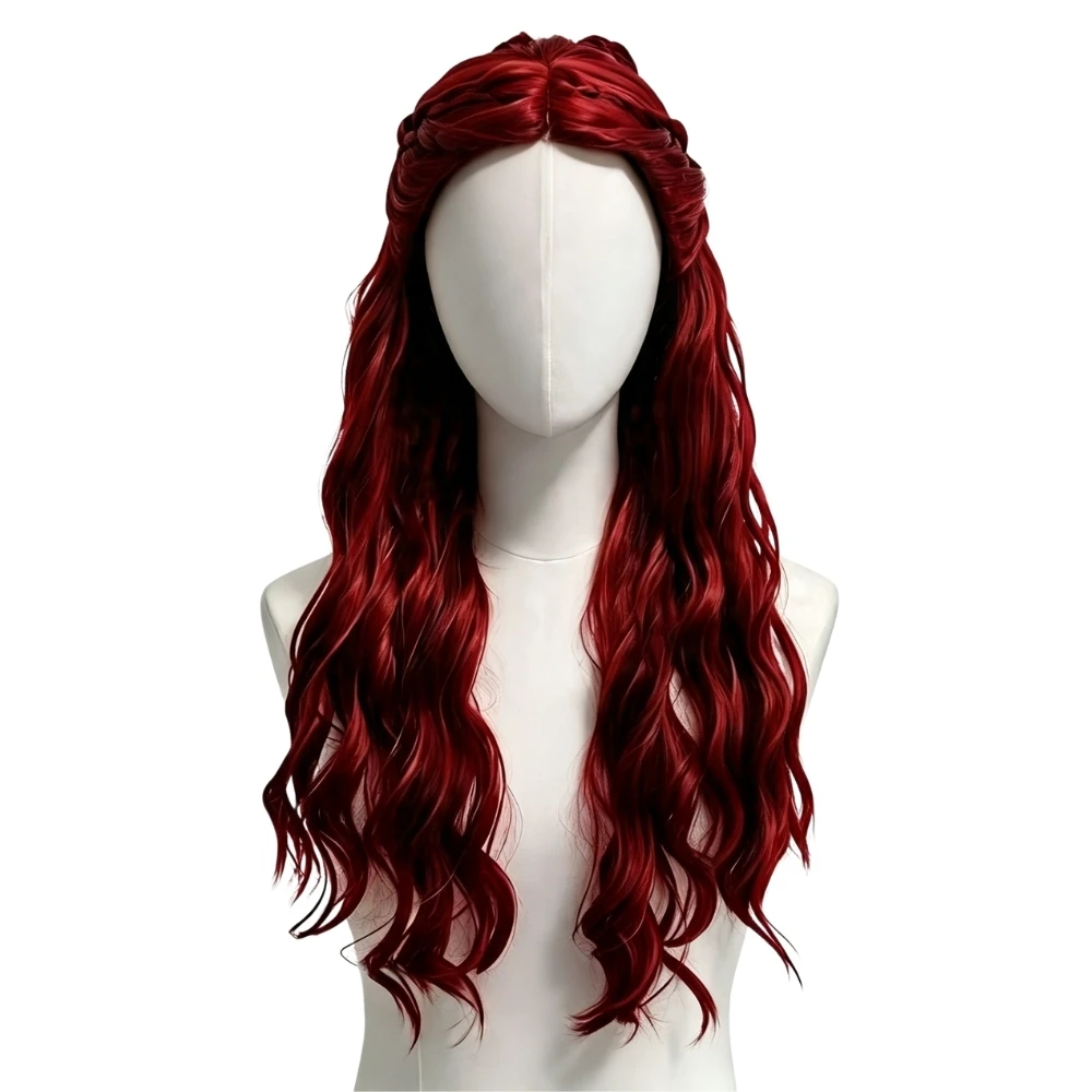 Descendants 5 Kırmızı Peruk, C - Anime Cosplay Red Hair incelemesi ve fiyatı