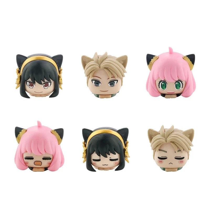 6 adet/1 takım 6CM casus aile  - Anime Cosplay Yor Forger incelemesi ve fiyatı